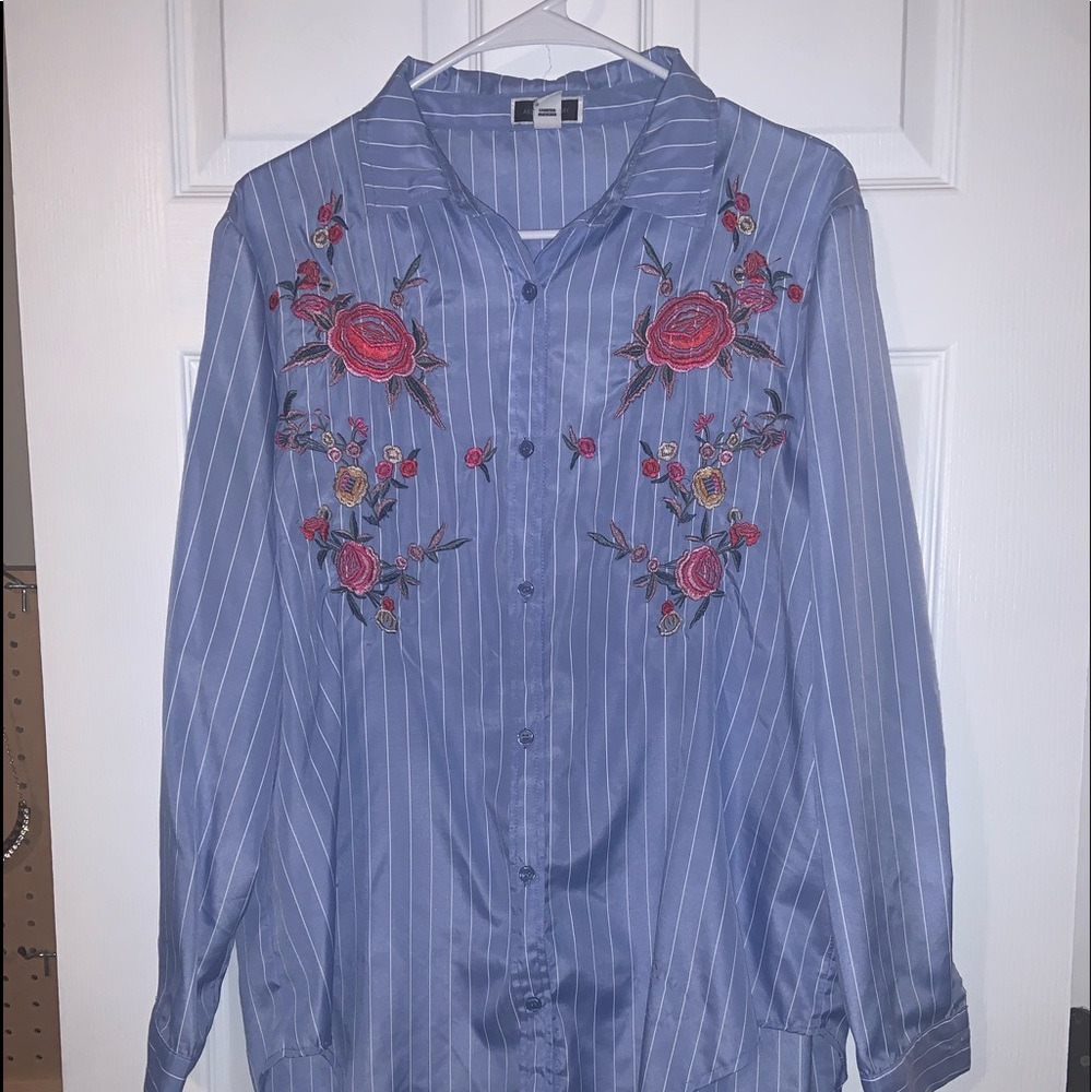 Floral button up shirt